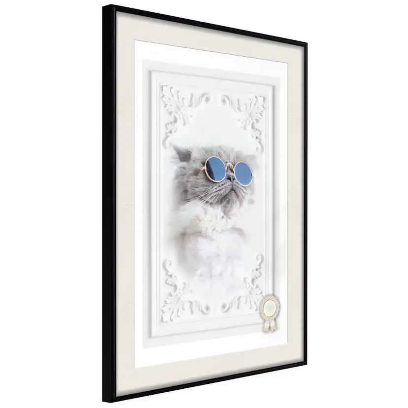 Poster Artgeist Affisch Cat with Glasses