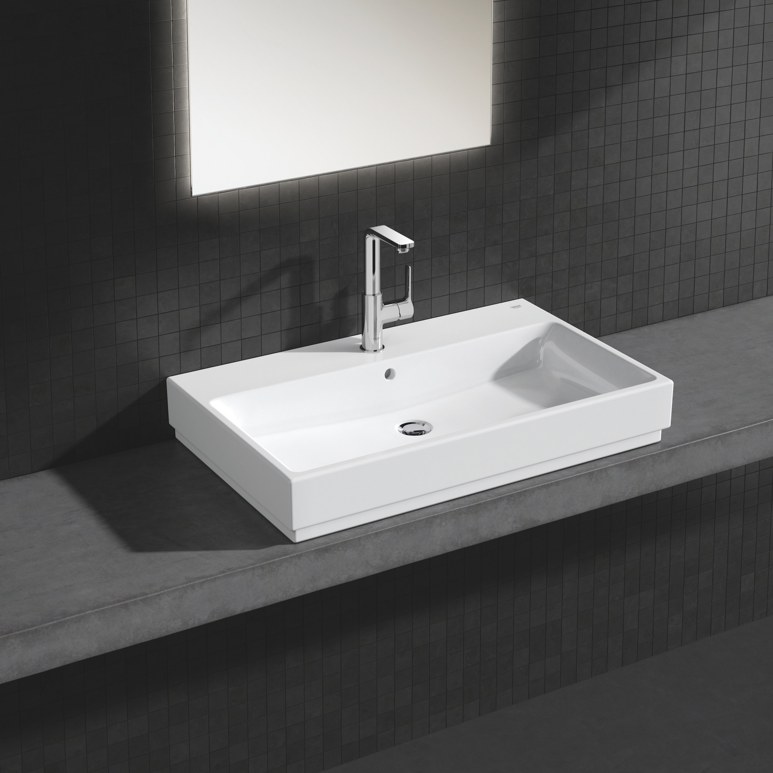 Tvättställsblandare Grohe Lineare L-Size med Lyftventil