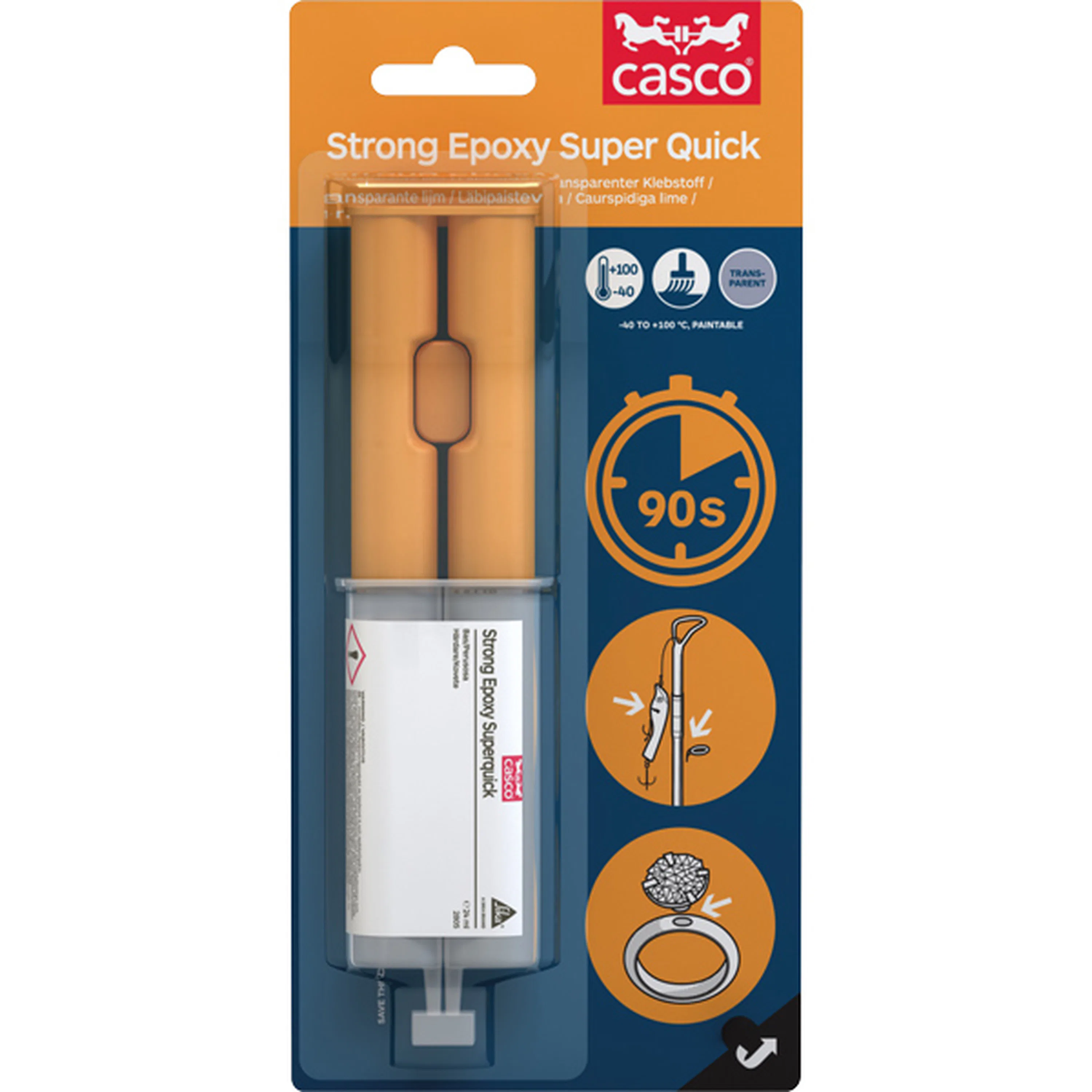Lim Casco Stark Epoxy Super Quick Duo Sprayer 24 ml