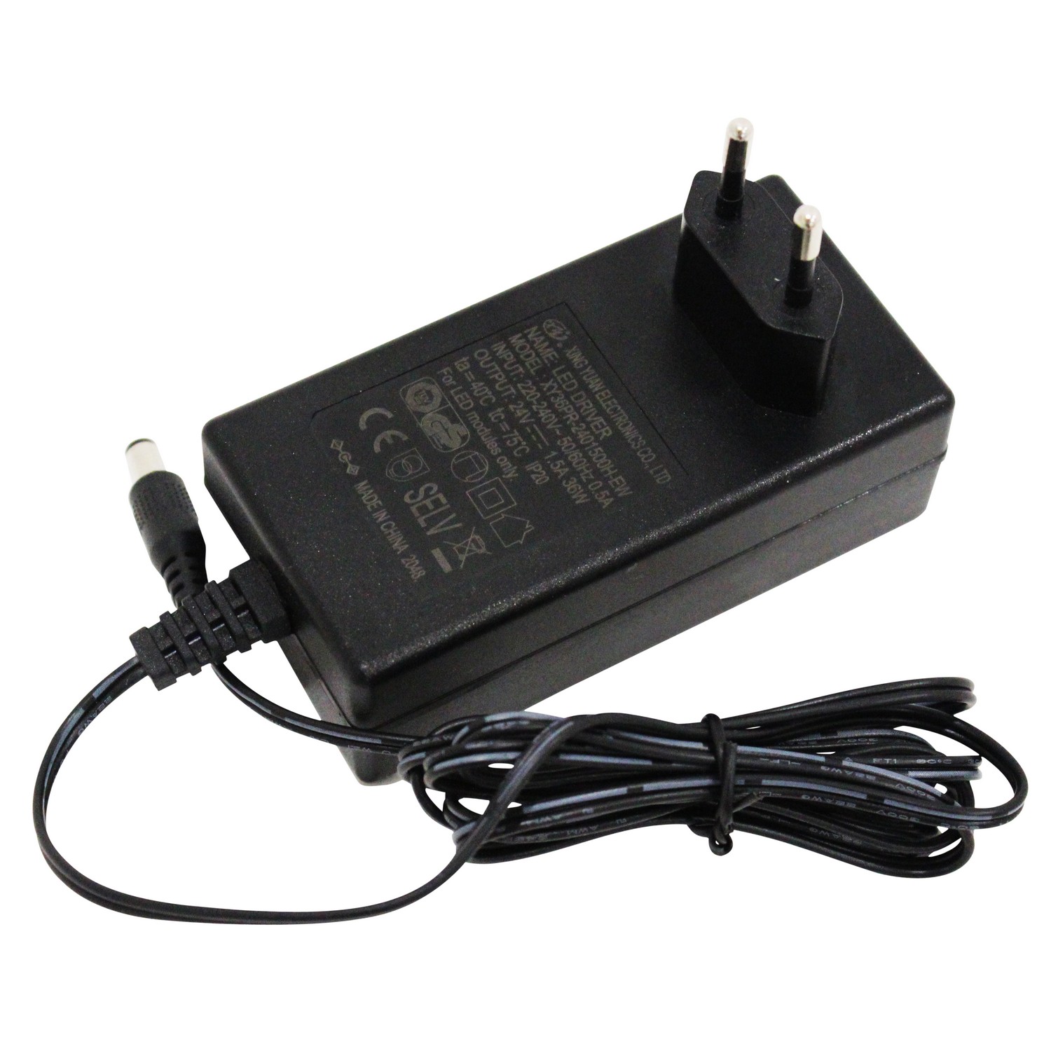 Drivdon Gelia 24V 36W 1,5A Stickprop med Kabel 1,5 M Fejan