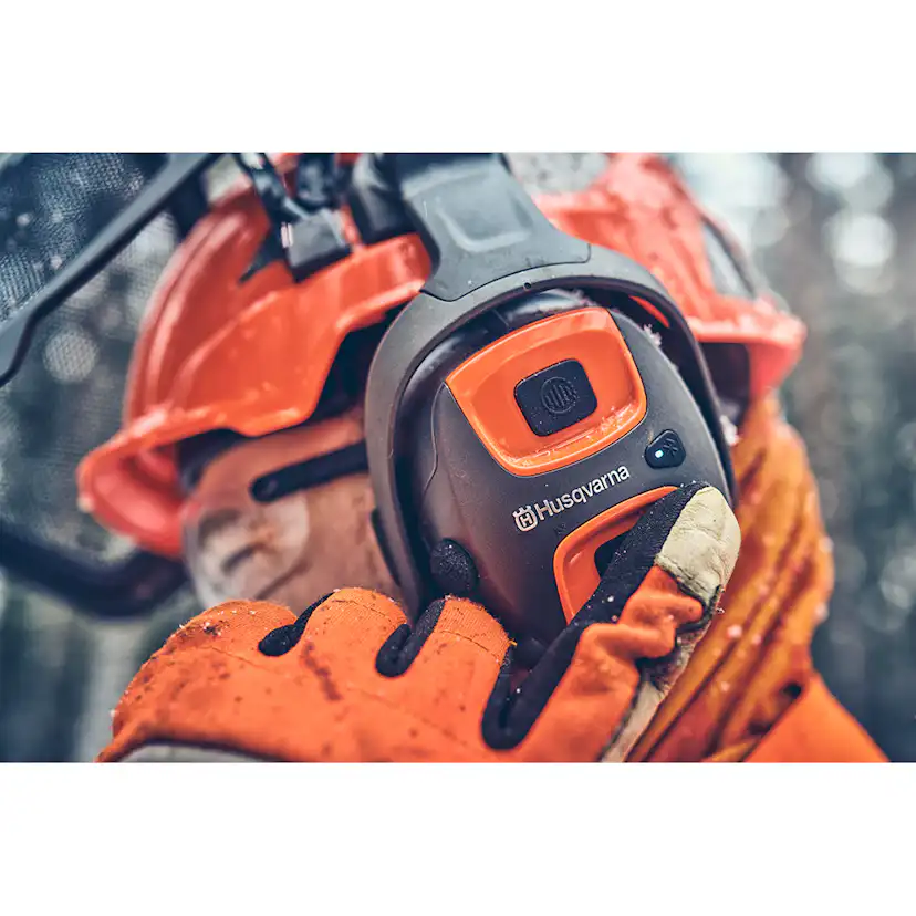 Hörselskydd Husqvarna X-SYNC Med Hjälmfäste