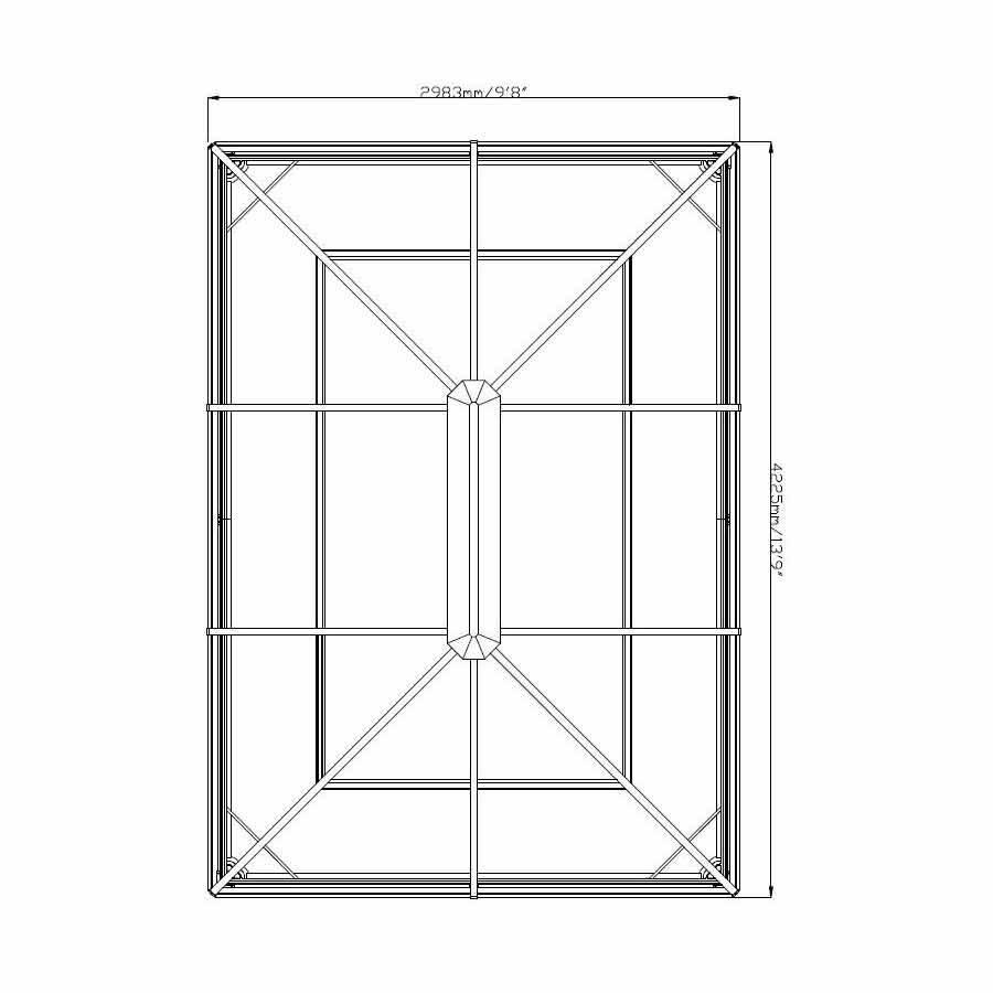 Pergola gop Verona 13 m2