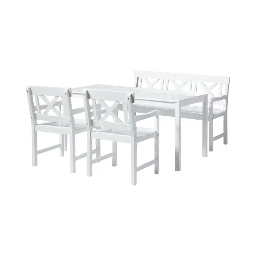 Trädgårdsgrupp Cinas Sofiero med Soffa och 2 Trädgårdsstolar