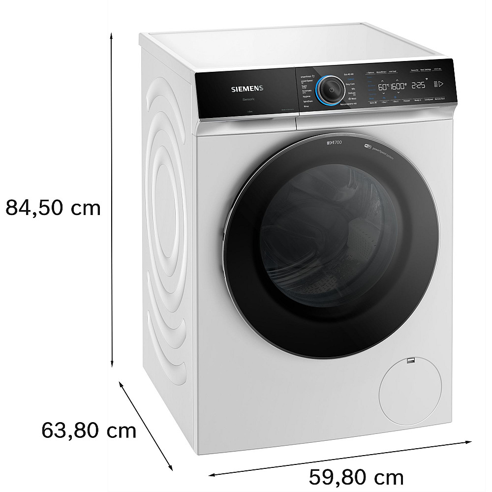 Frontmatad Tvättmaskin Siemens WG66B2ALDN iQ700