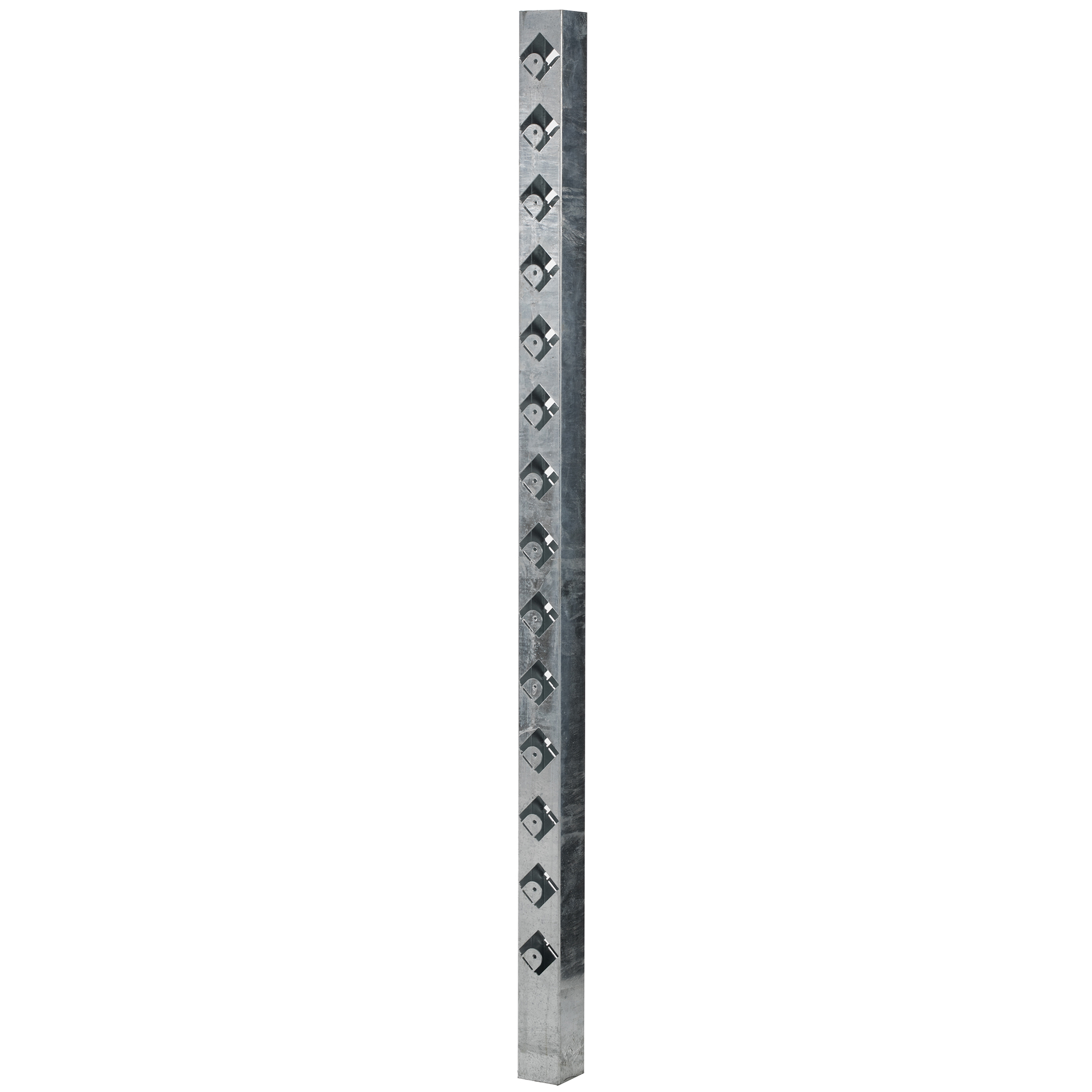 Staketstolpe Öckerö 1480mm varmgalv stål 70x70 Hörn Varmgalvaniserad, Höjd: 1480 mm