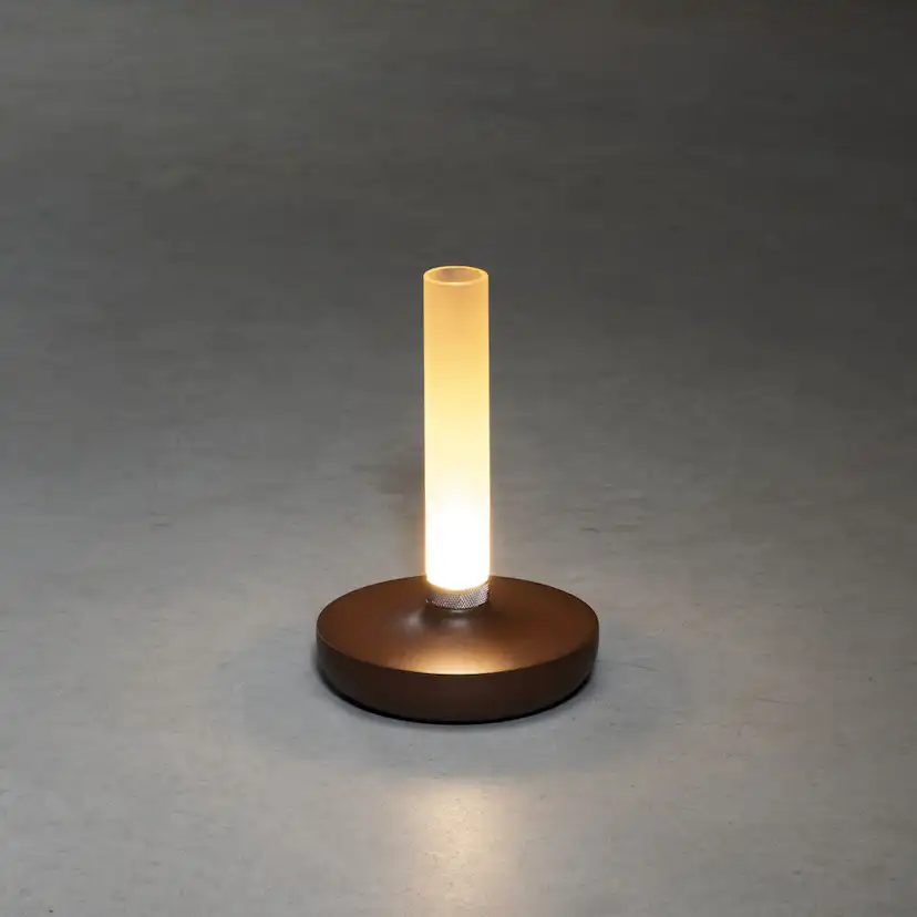 Biarritz bordslampa rost USB Rost