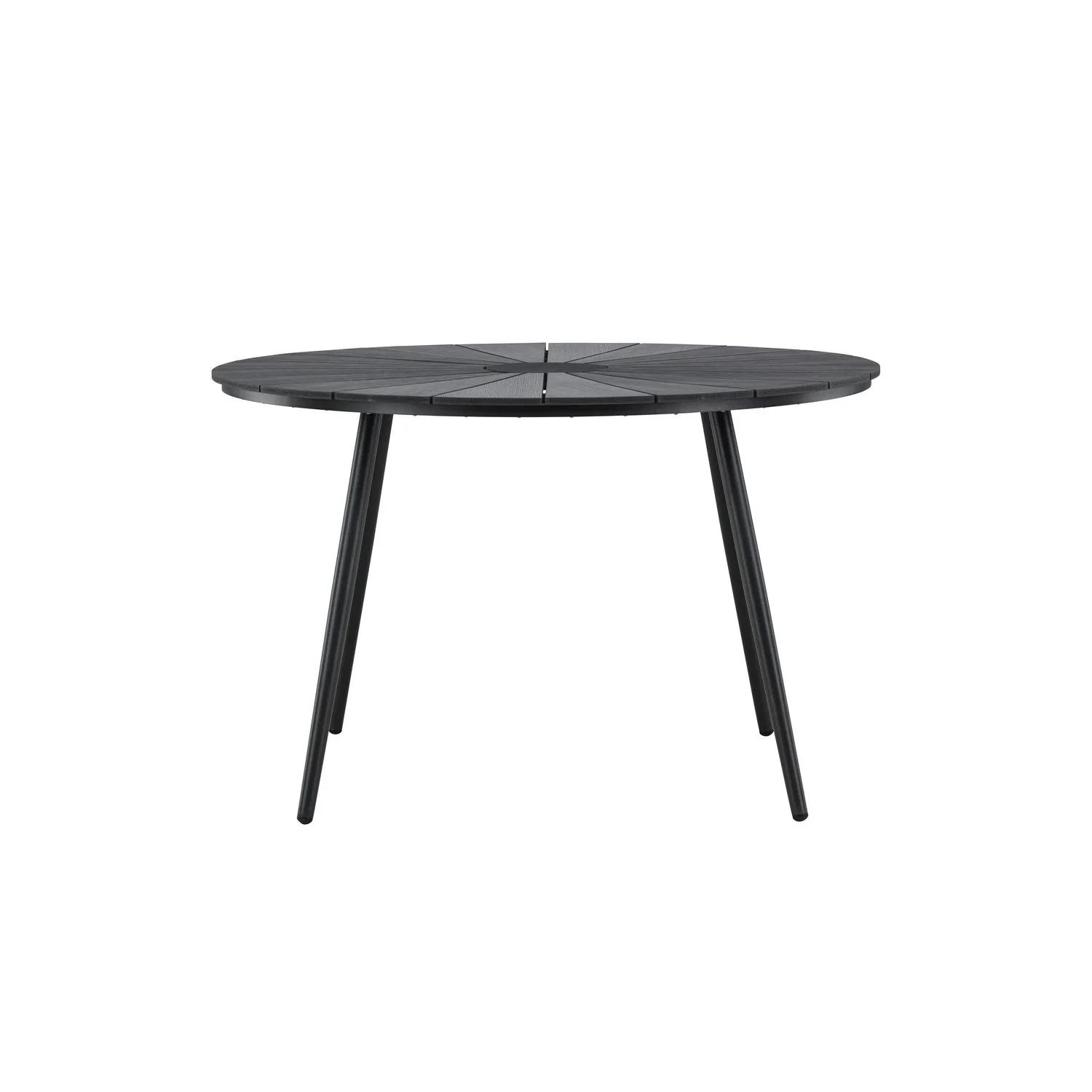 San Vito Dining Table Ø120 - Black / Black Svart