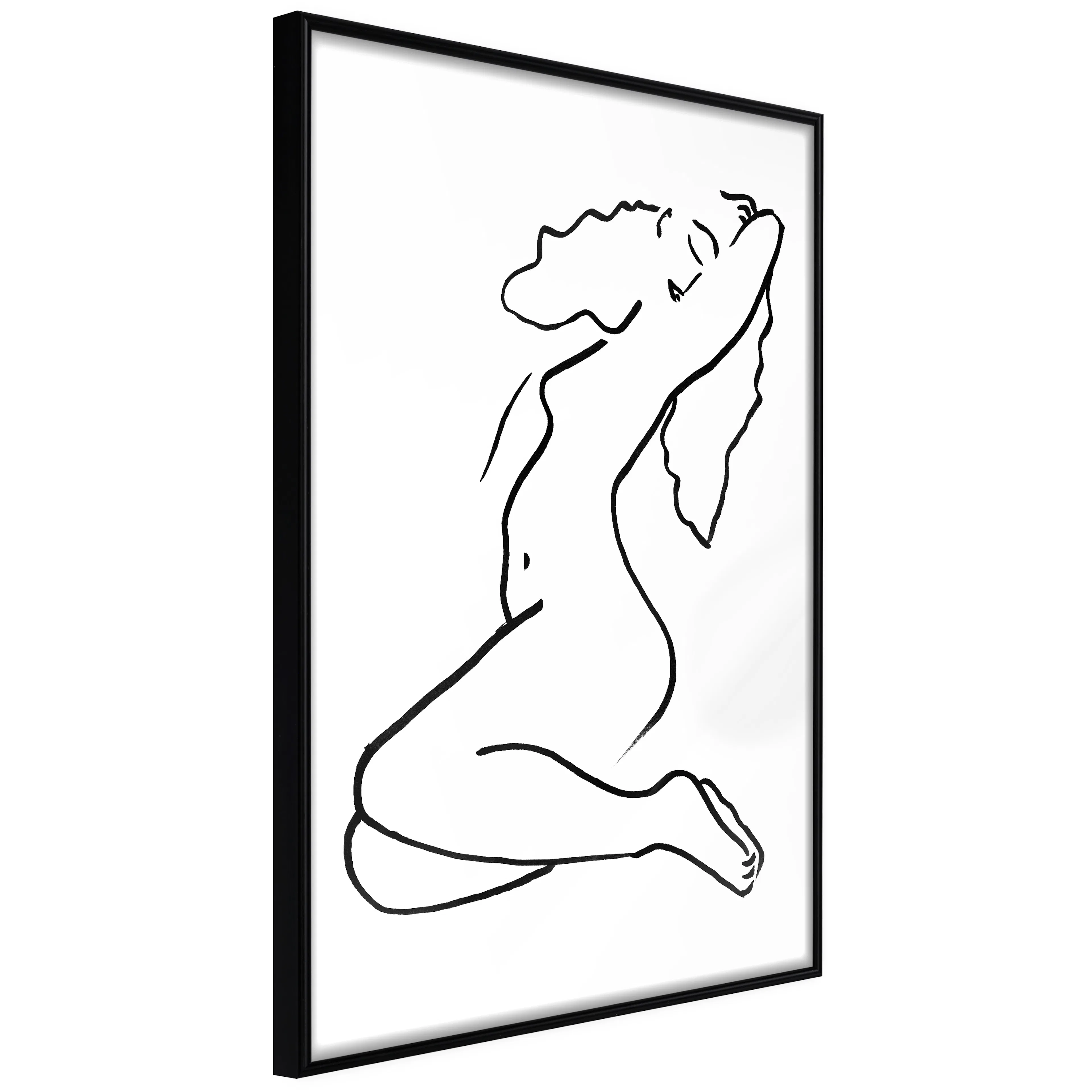 Affisch - Dreamy Lady [Poster] 20x30 Svart ram, 20x30 cm