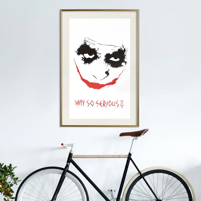 Poster Artgeist Affisch Why so Serious?