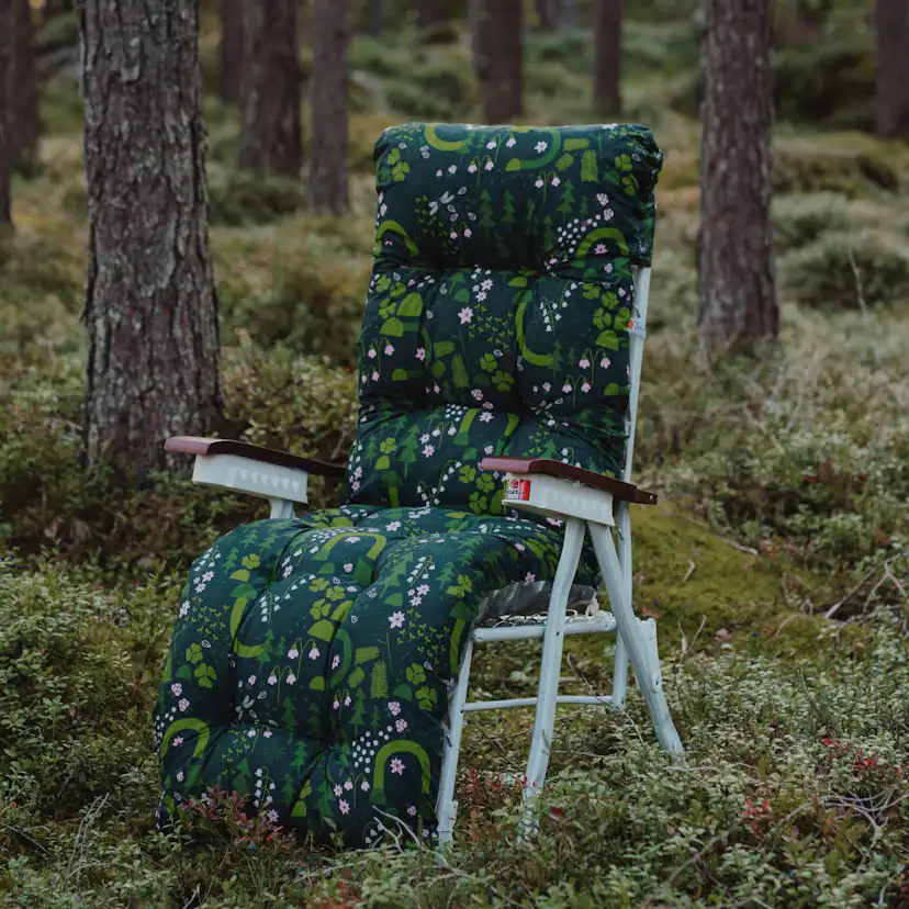 Dyna till Baden Baden stol, 87B Mörkgrön