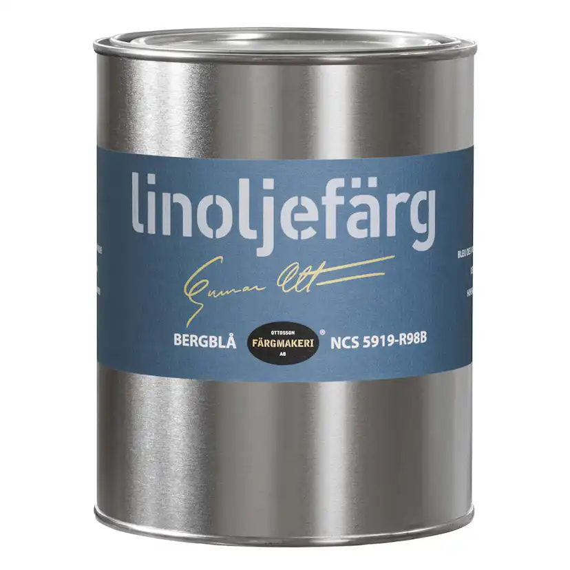 Linoljefärg Ottosson Bergblå
