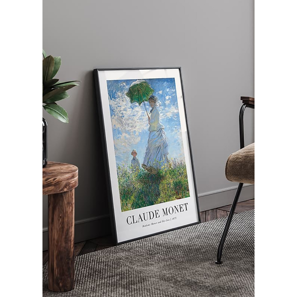 Poster Gallerix Madame Monet And Her Son 1875 By Claude Monet
