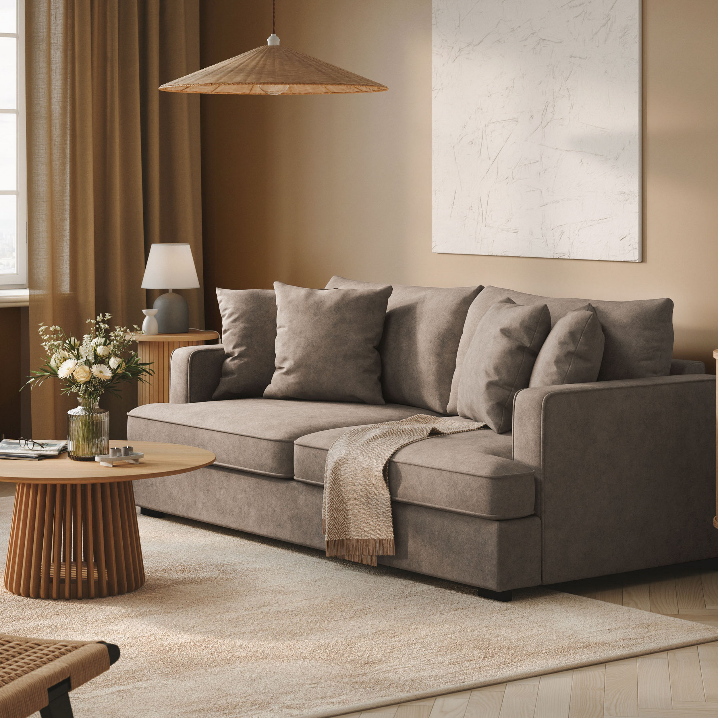 Soffa Scandinavian Choice Rossita 3-sits Djup Soffa