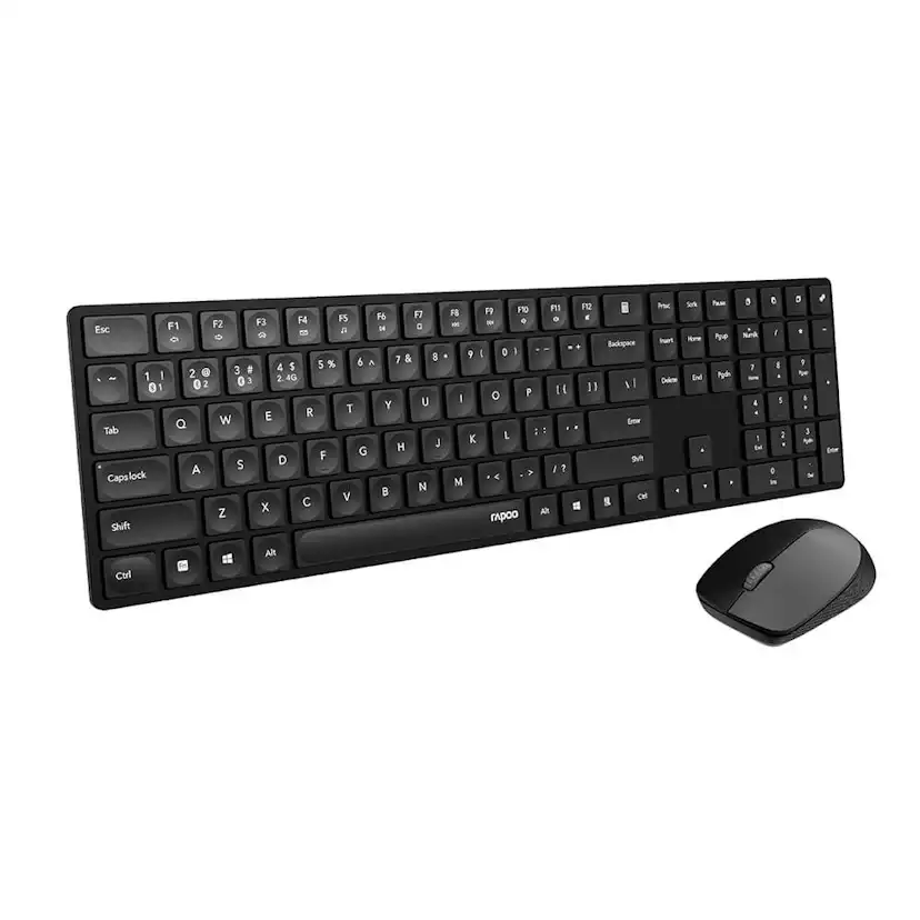 Tangentbord/Mus Set RAPOO 8020M Multi-Mode Trådlös Ultra-Slim