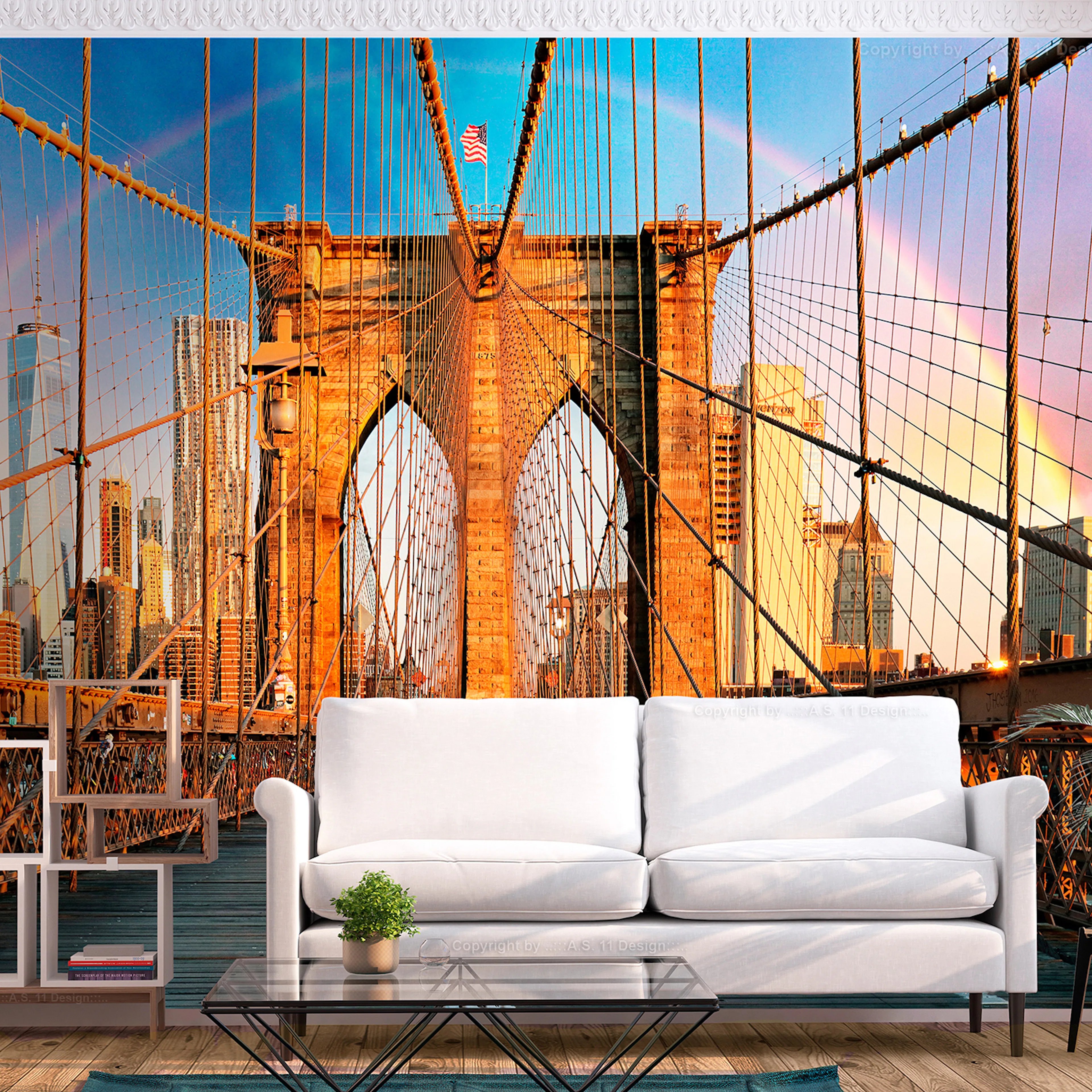 Fototapet - Bridge to Happiness 300x210 300x210 cm