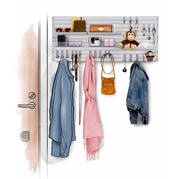 Förvaringstavla Elfa Utility