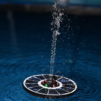 Fontän Heissner Flytande Soldriven 150 l/tim med Batteri