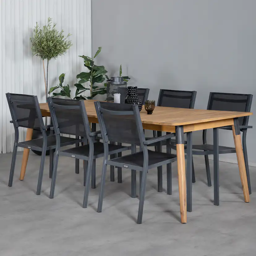 Matgrupp Venture Home Julle med 6 Cubb Matstolar