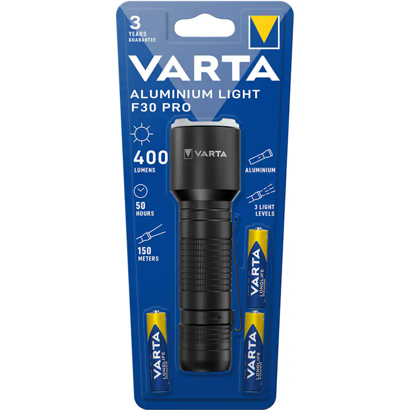 Ficklampa Varta Aluminium Light F30 Pro 400 lm