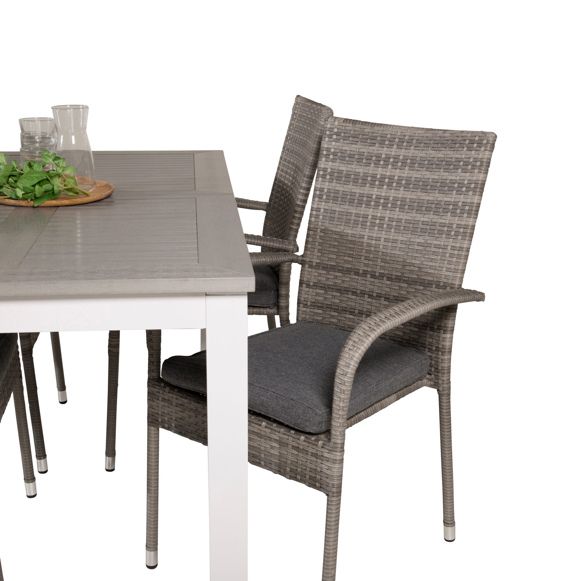 Matgrupp Venture Home Aleyna 152/210 med 4 Asta Stolar