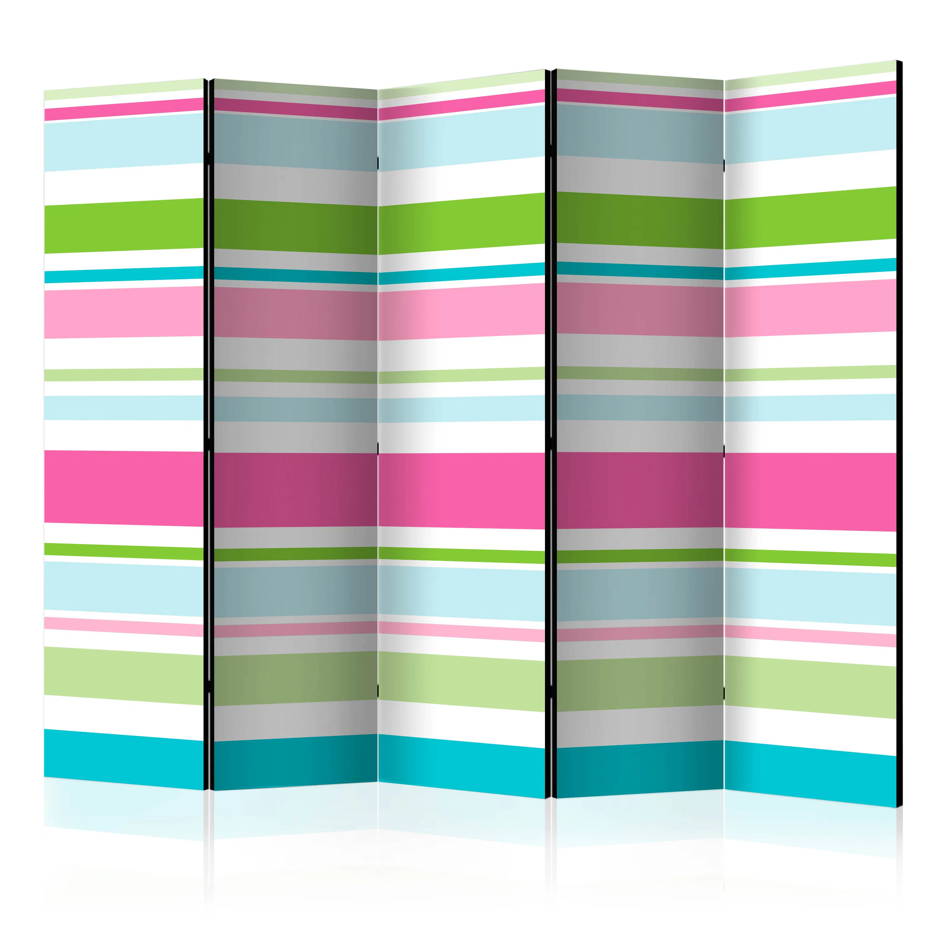 Rumsavdelare Skärmvägg Arkiio Bright Stripes II 225x172 cm