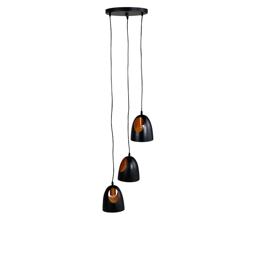 Taklampa Venture Home Emilio Rund 3L