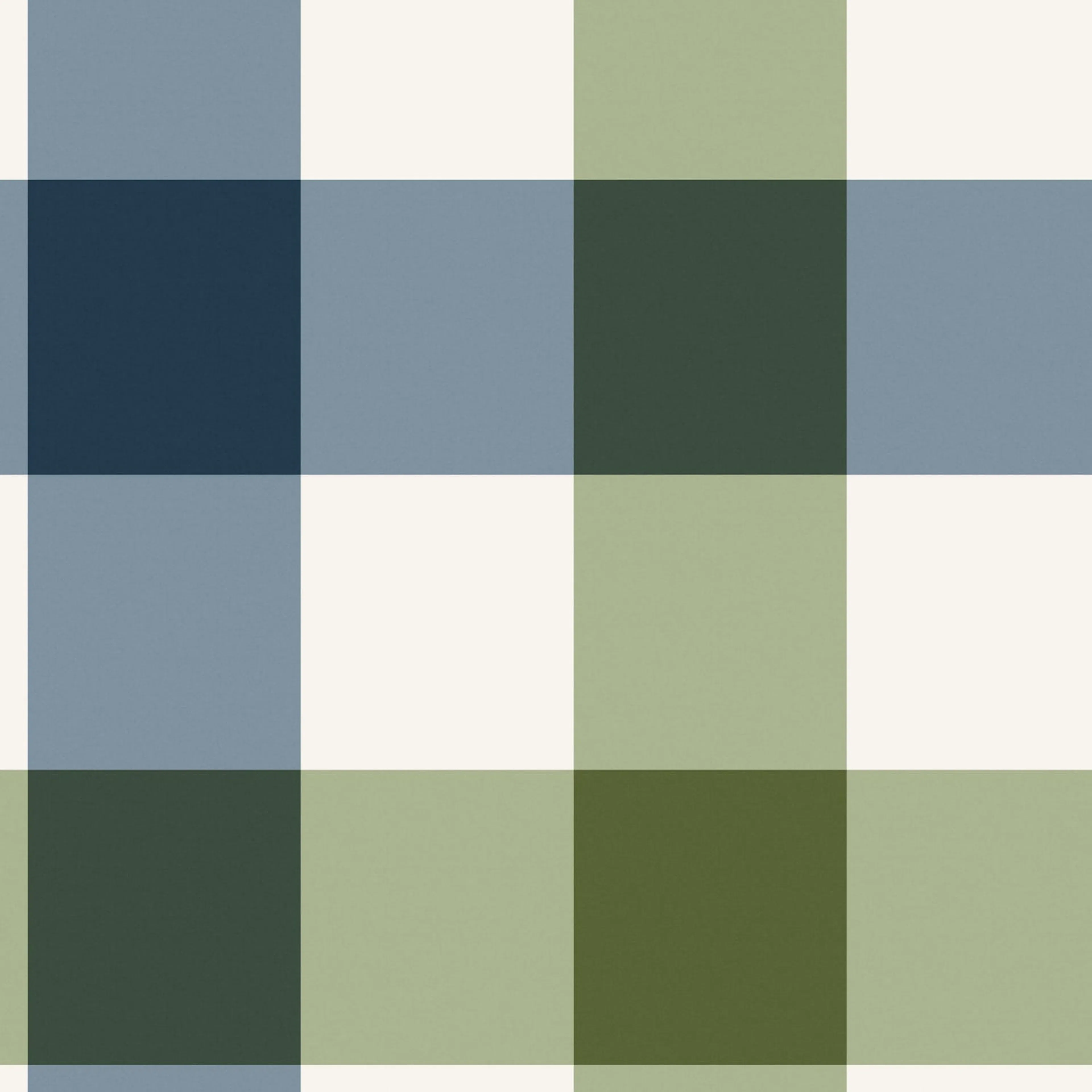 Tapet Joules Jumbo Gingham Garden Greens