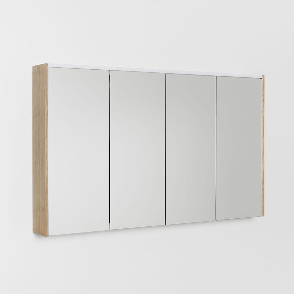 Spegelskåp Hafa Shift Färg: Ljus ek, Bredd: 1180