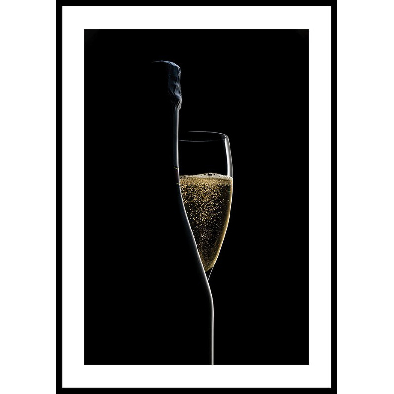 Poster Gallerix Champagne And Bottle