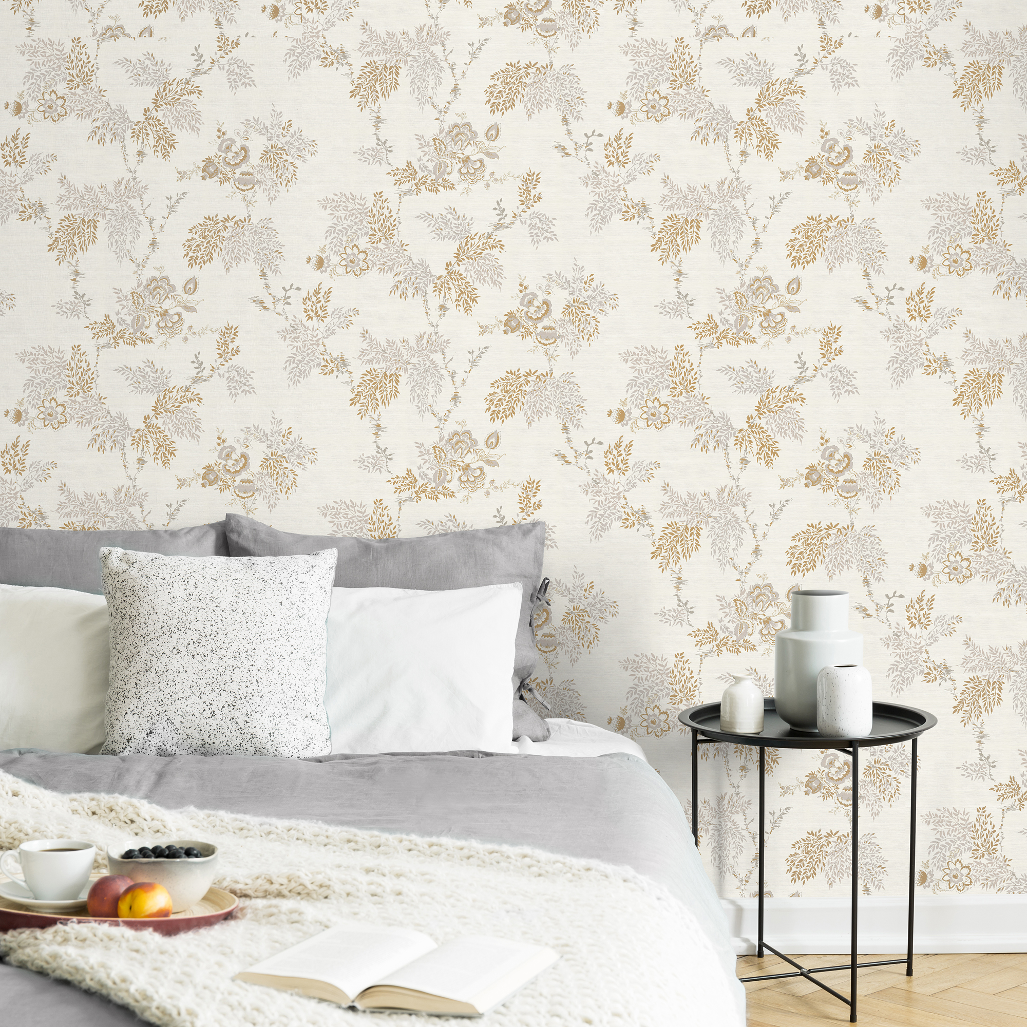 Tapet Superfresco Easy Kimono Vit/guld  120951