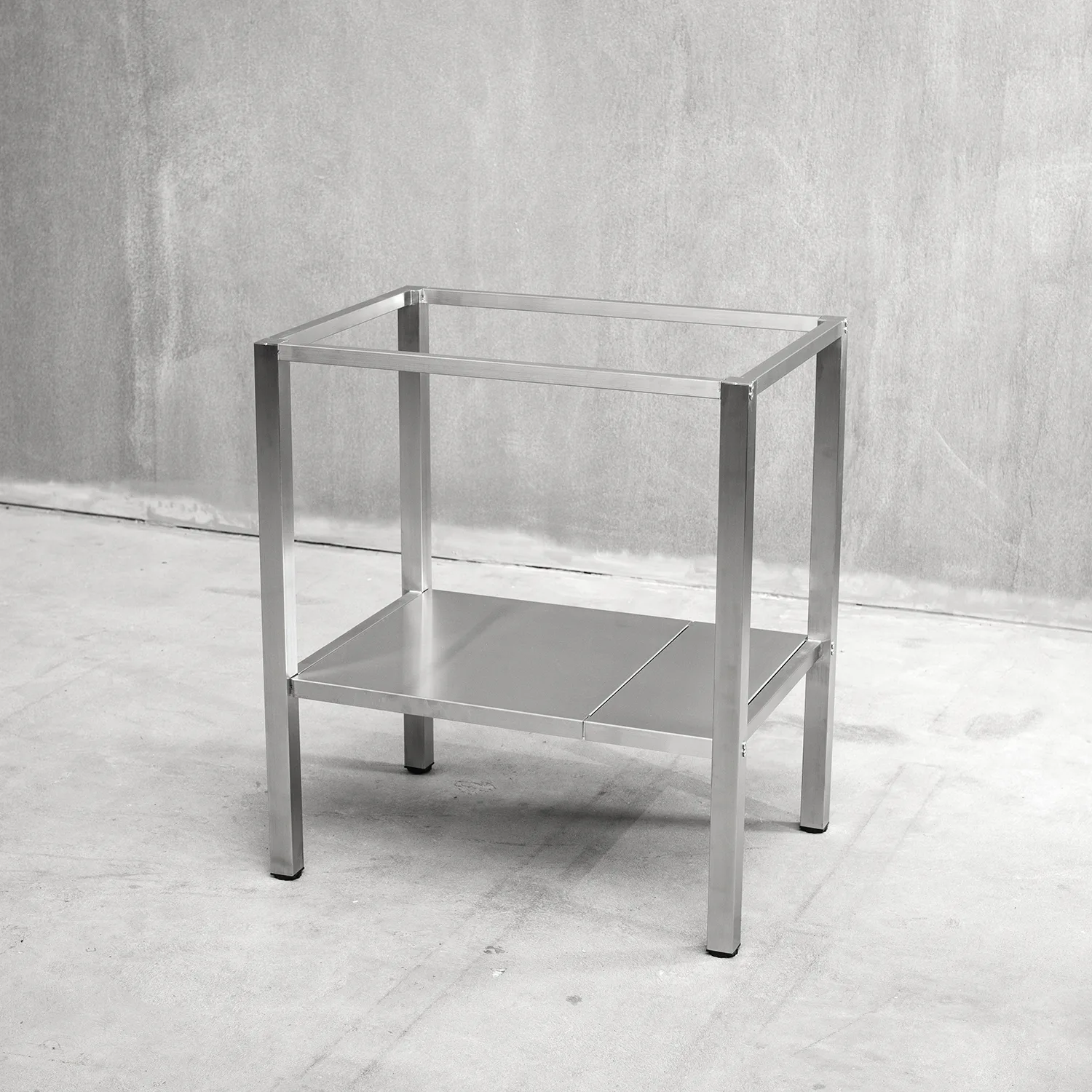 Bänkstativ Vilan Stainless Rostfri Variant Stativ med Underhylla
