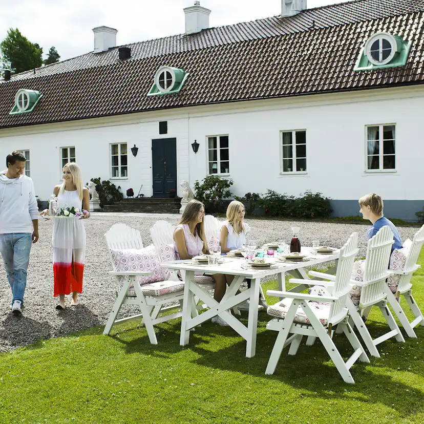 Positionsfåtölj Hillerstorp Bullerö Vit