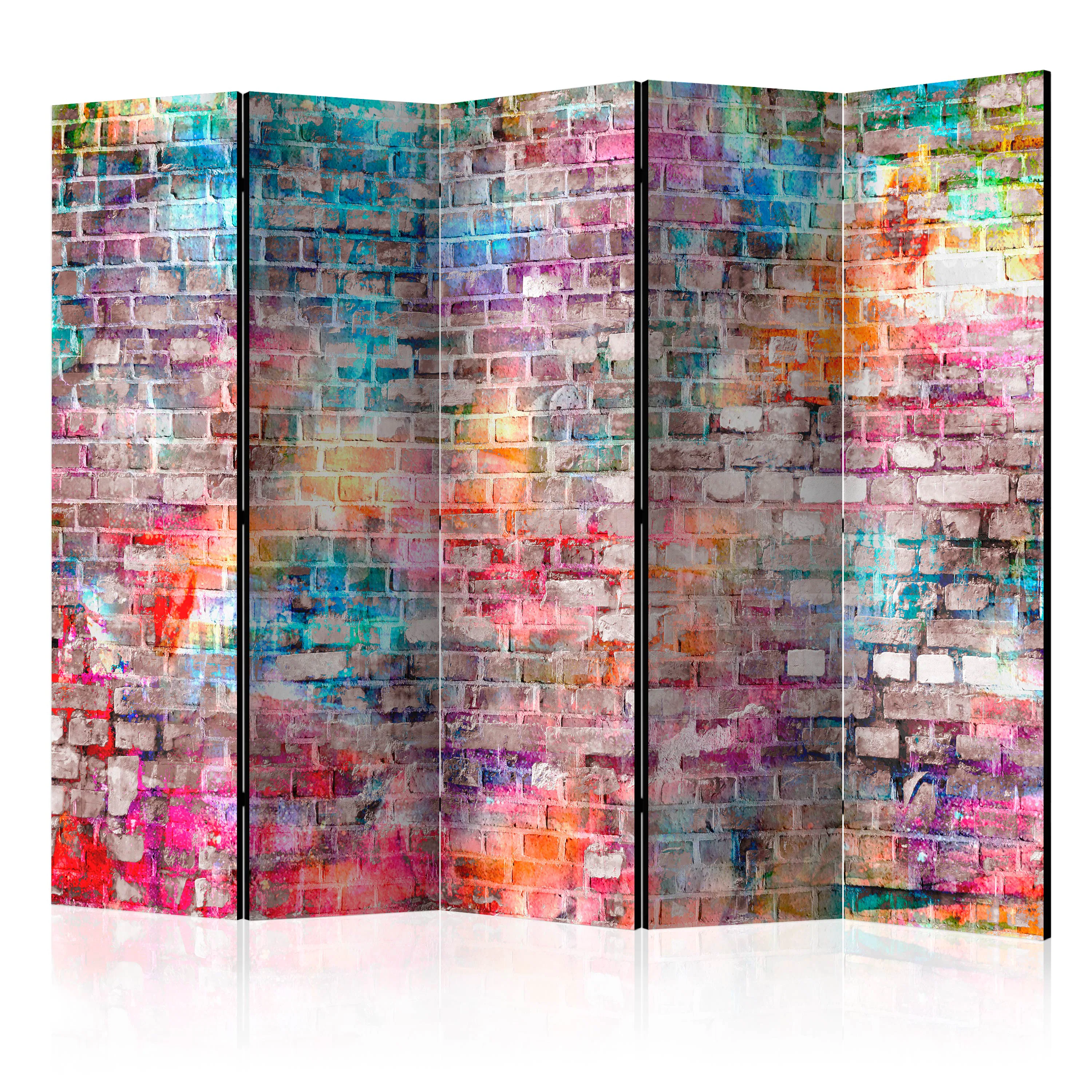 Rumsavdelare Skärmvägg Arkiio Colourful Brick II 225x172 cm