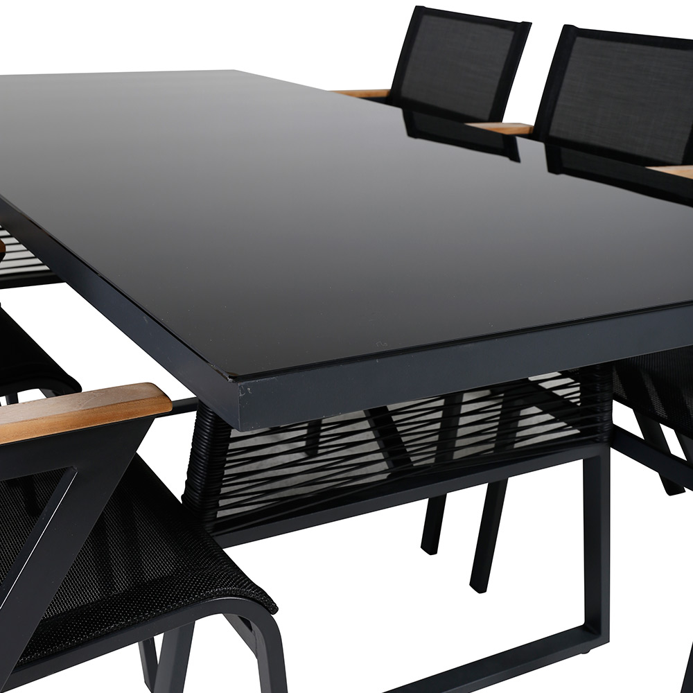 Matgrupp Venture Home Douglas med 6 Meya Matstolar