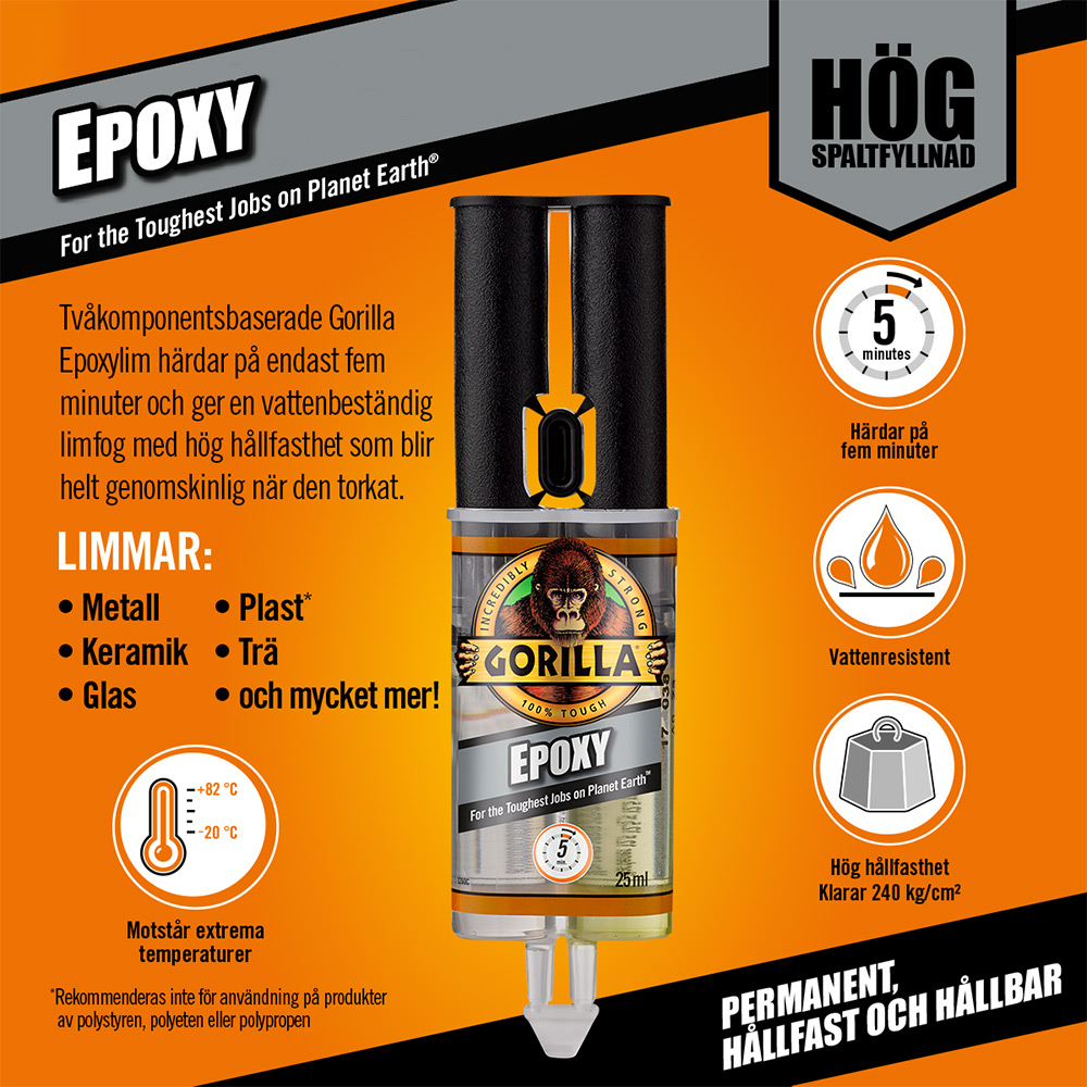 Lim Gorilla Epoxy 25 ml