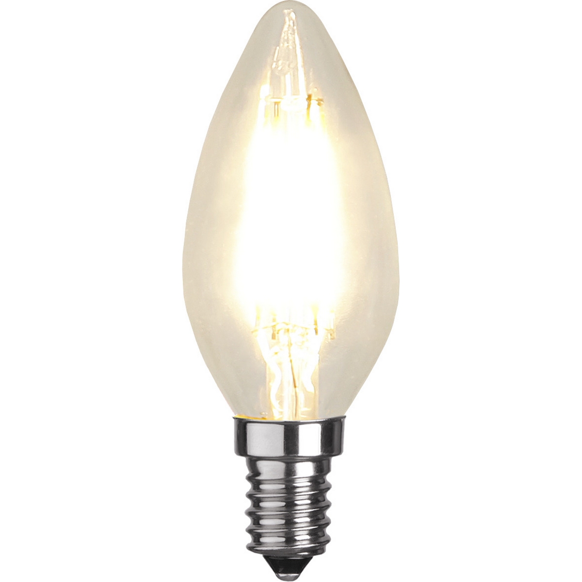 LED-lampa Star Trading Filament E14 C35 Klar Dimbar 4,2W 470lm
