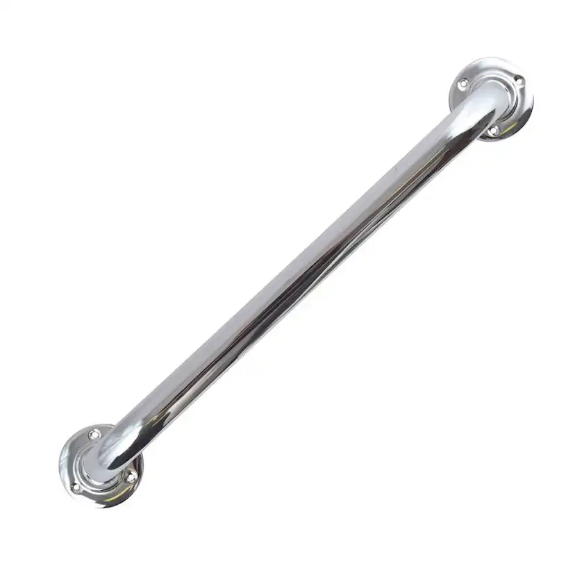 Stödhandtag stål/krom Ø 25 mm 60 cm Krom, 60 cm