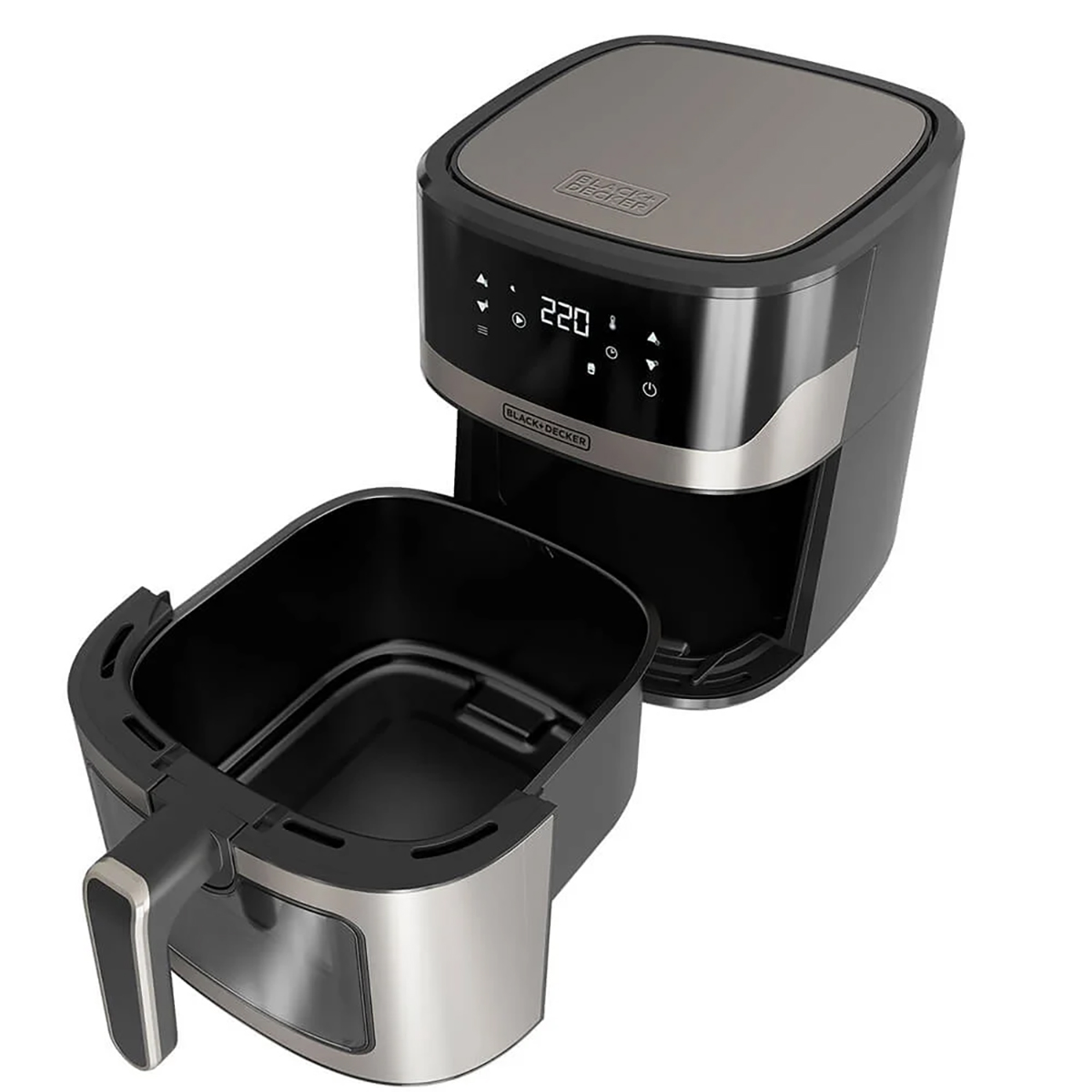 Air Fryer BLACK+DECKER 1600W 6.5L Oljefri Fritös