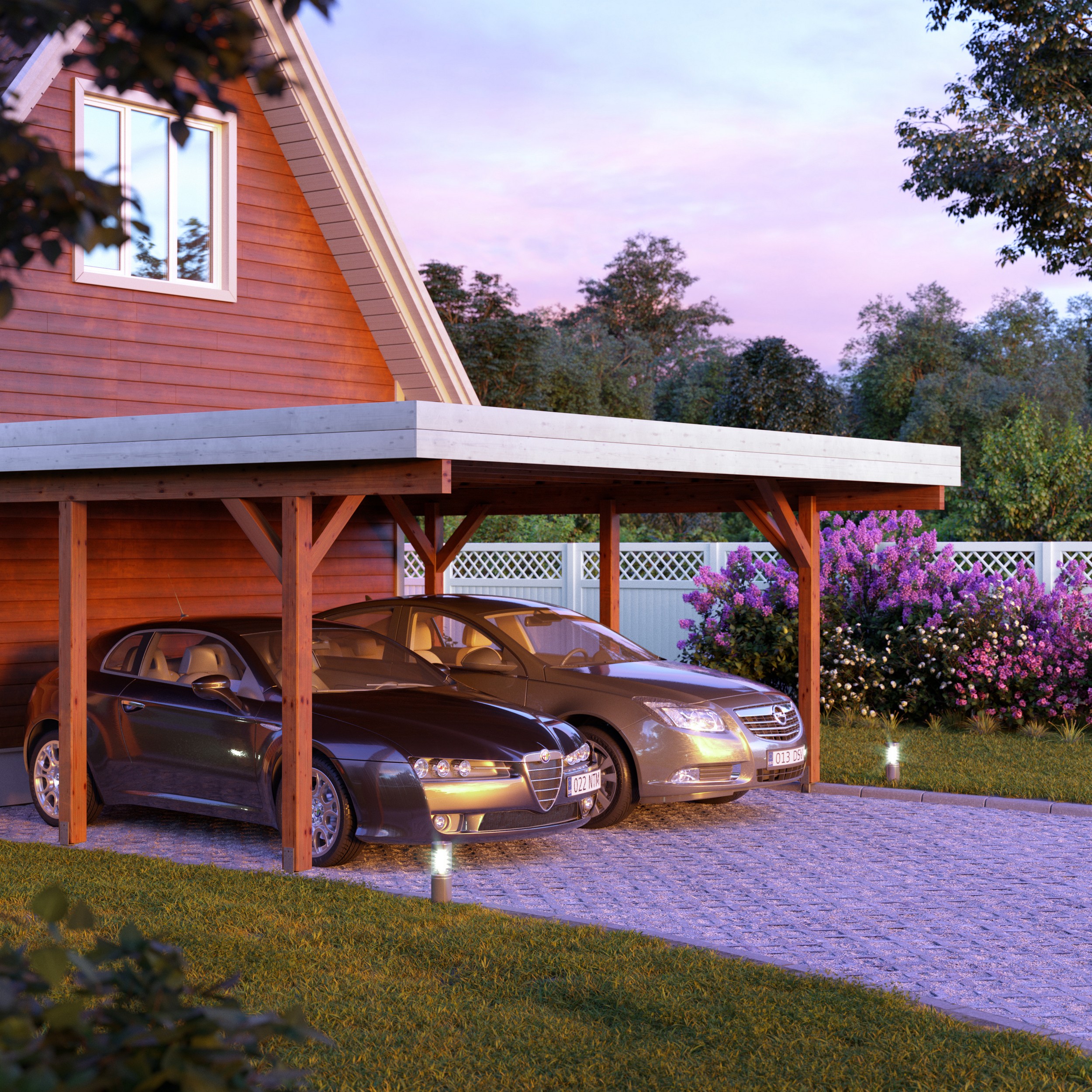 Carport Palmako Karl 20,6 m2