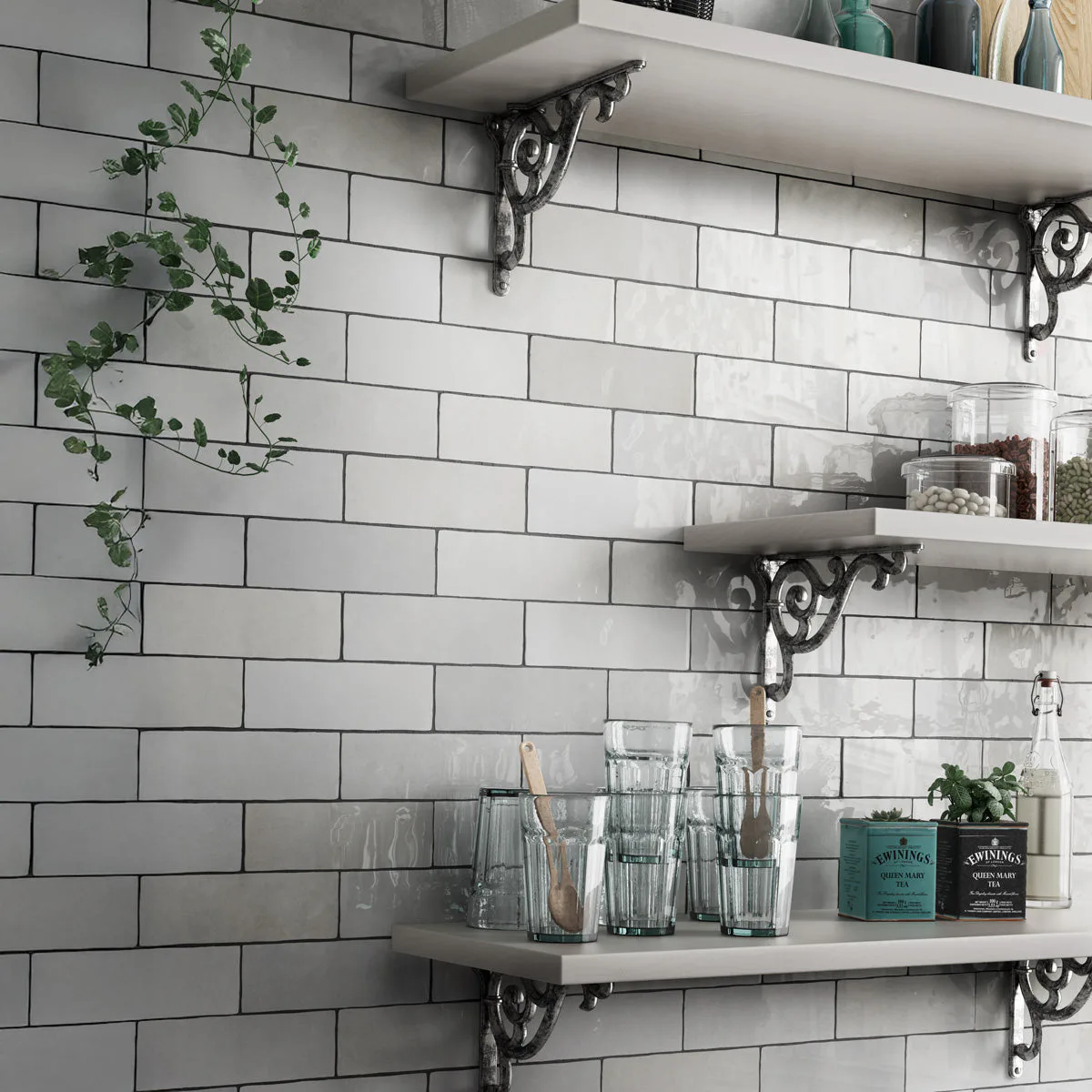 Kakel Tenfors Creativa White Blank 6,5x20