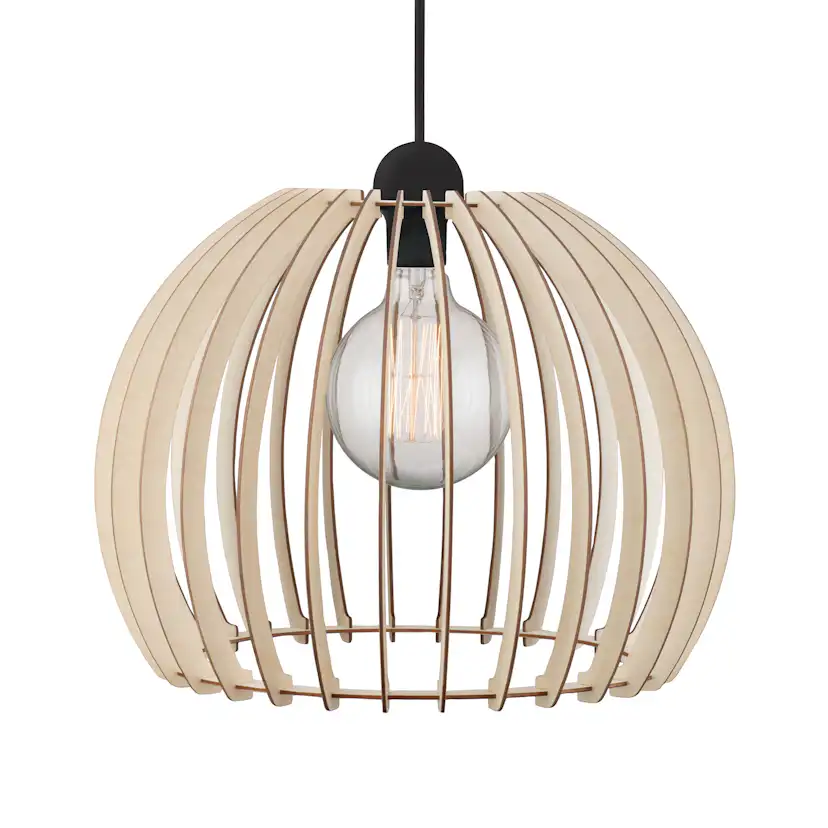 Taklampa Nordlux Chino E27 Trä