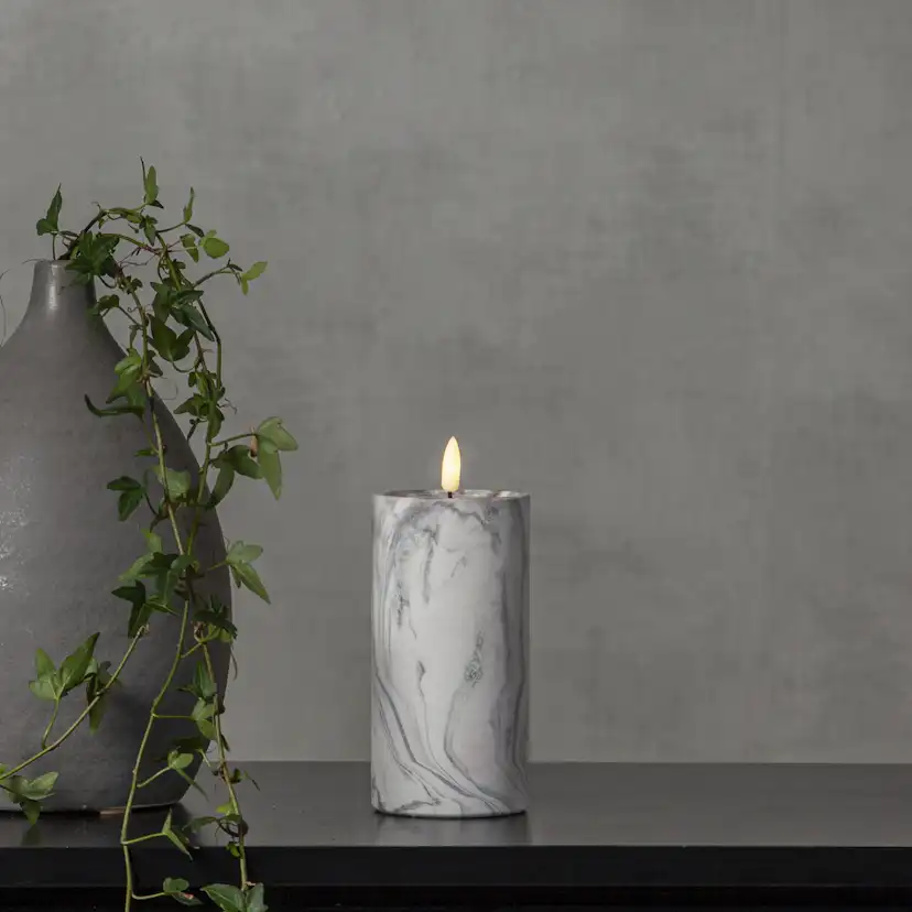 Blockljus Star Trading Flamme Marble