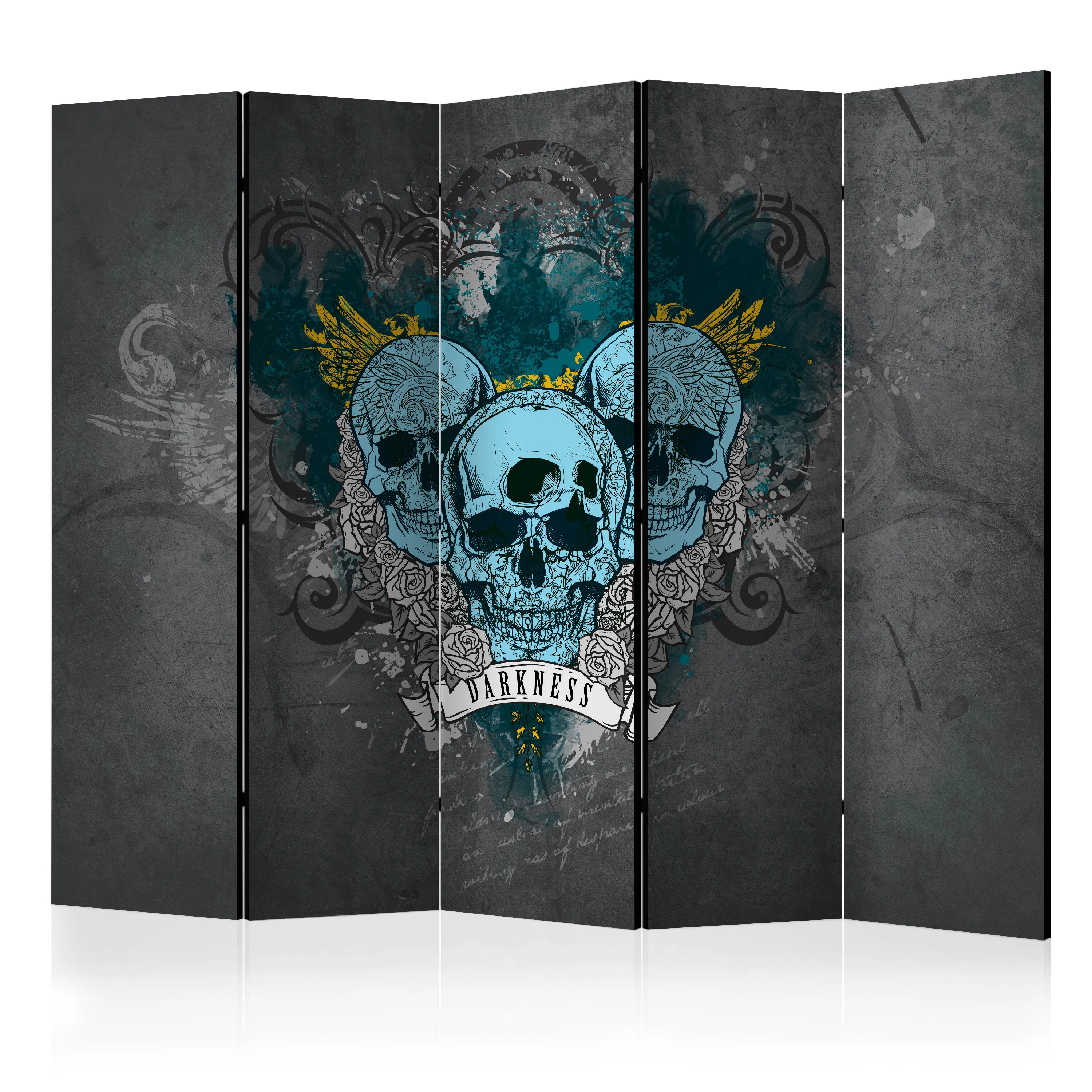 Rumsavdelare Skärmvägg Arkiio Darkness III 225x172 cm