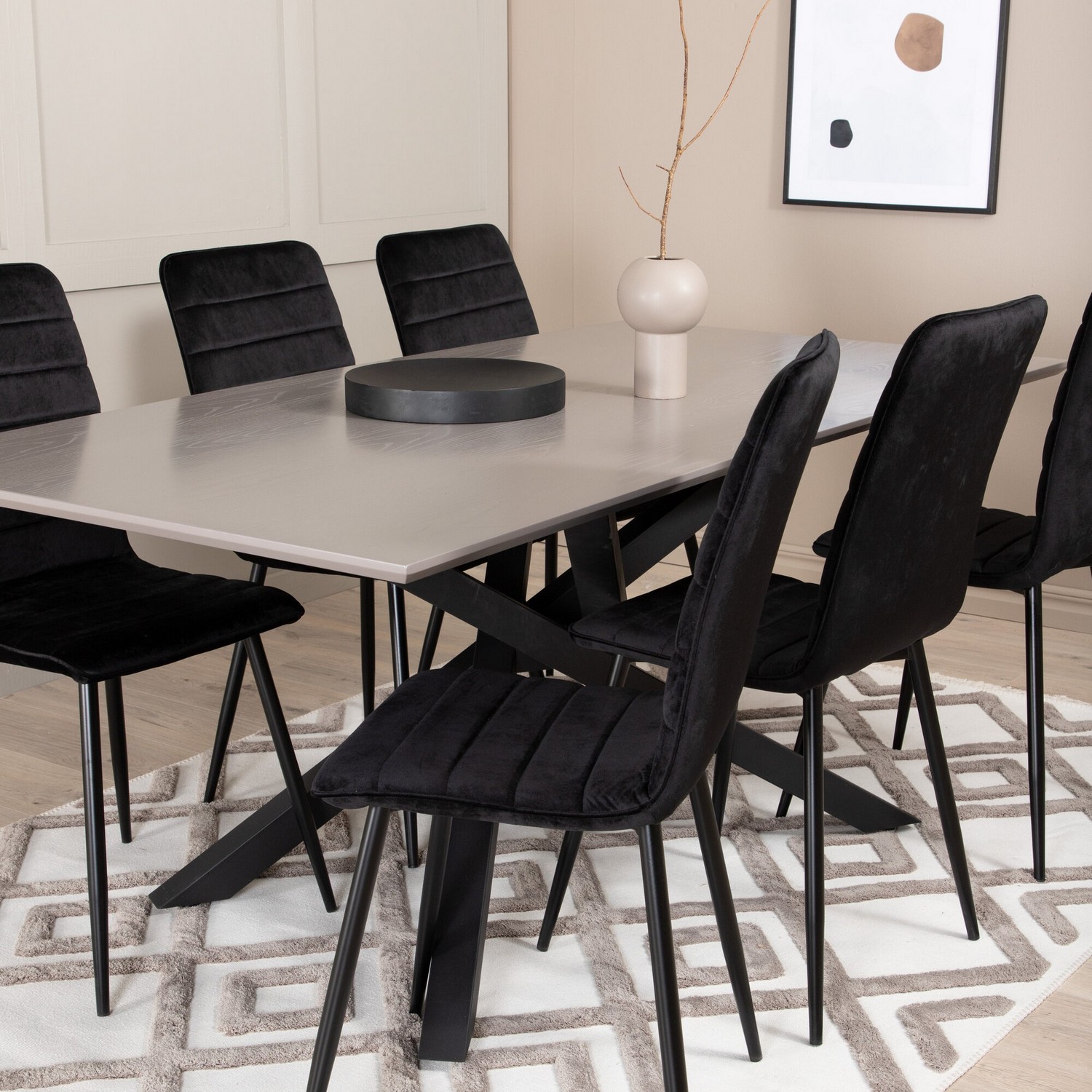 Matgrupp Venture Home Piata med 6 Walerina Stolar