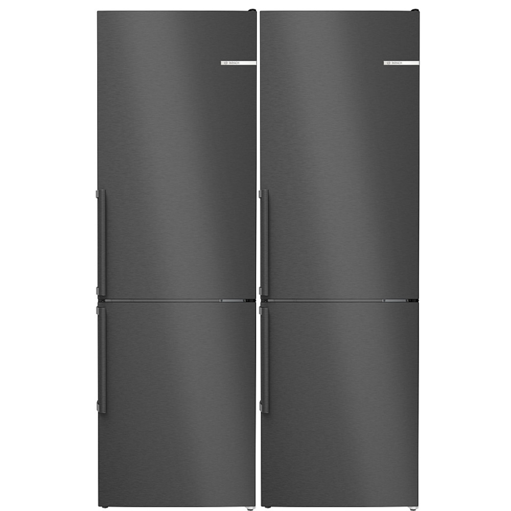 Kombiskåp Kyl/Frys Bosch 2 st KGN36VXCT Serie 4 186cm Otroligt Tyst Energiklass C