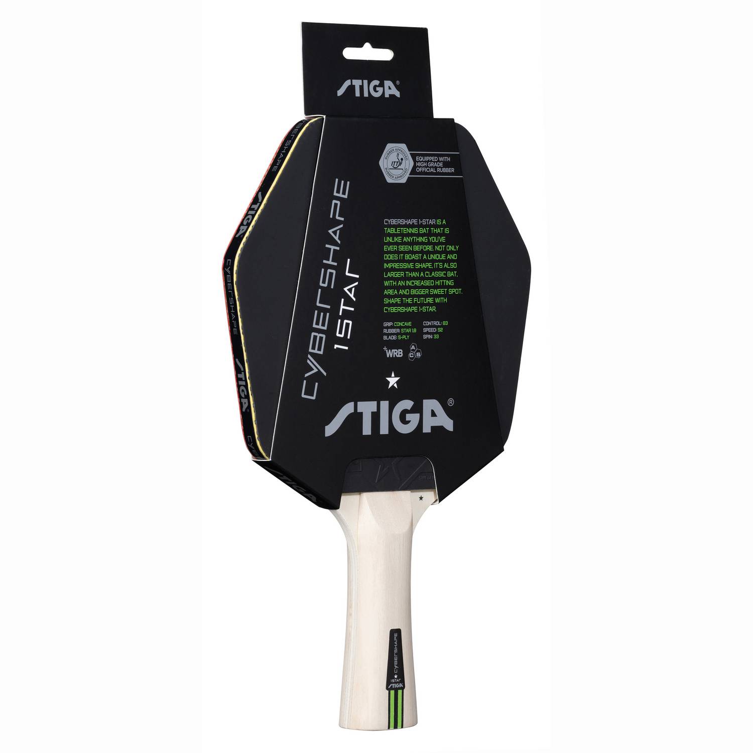 Pingisracket Stiga Sports Cybershape 1-Star