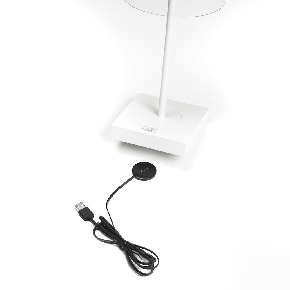 Scilla bordslampa vit USB Vit