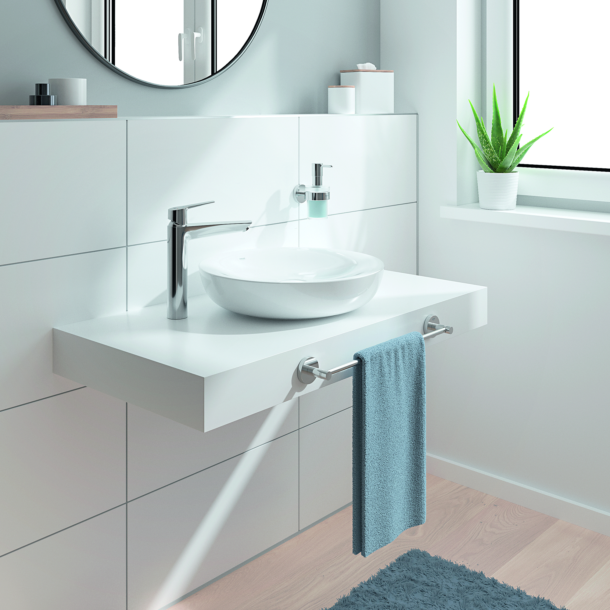 Start Tv.blandare XL Push-Open KS 5,7l Krom