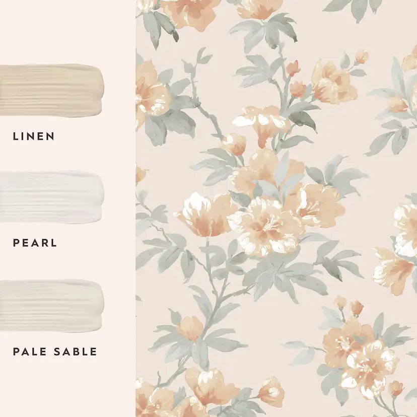 Tapet Laura Ashley Rosamund Orange