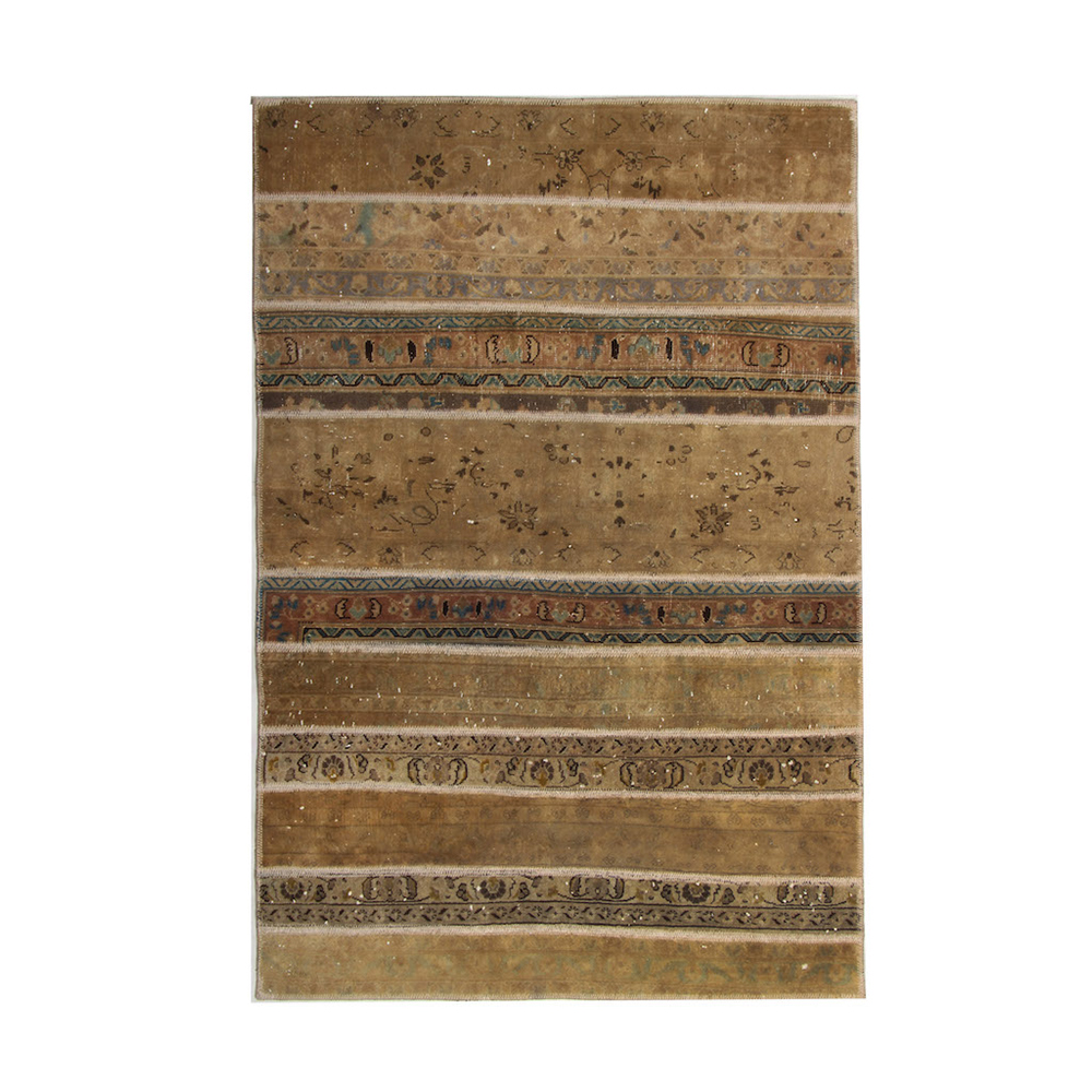 Persisk Patchworkmatta D-sign Handknuten 750706